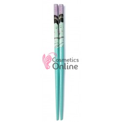 Bete chinezesti din bambus pentru par, set 2 bucati BBS056 Turcoaz